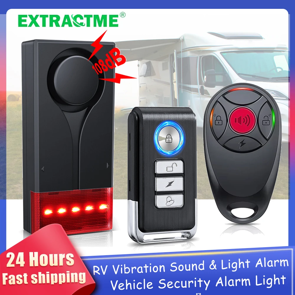 Audio Music Car - Extractme RV Alarm 108dB Car Vibration