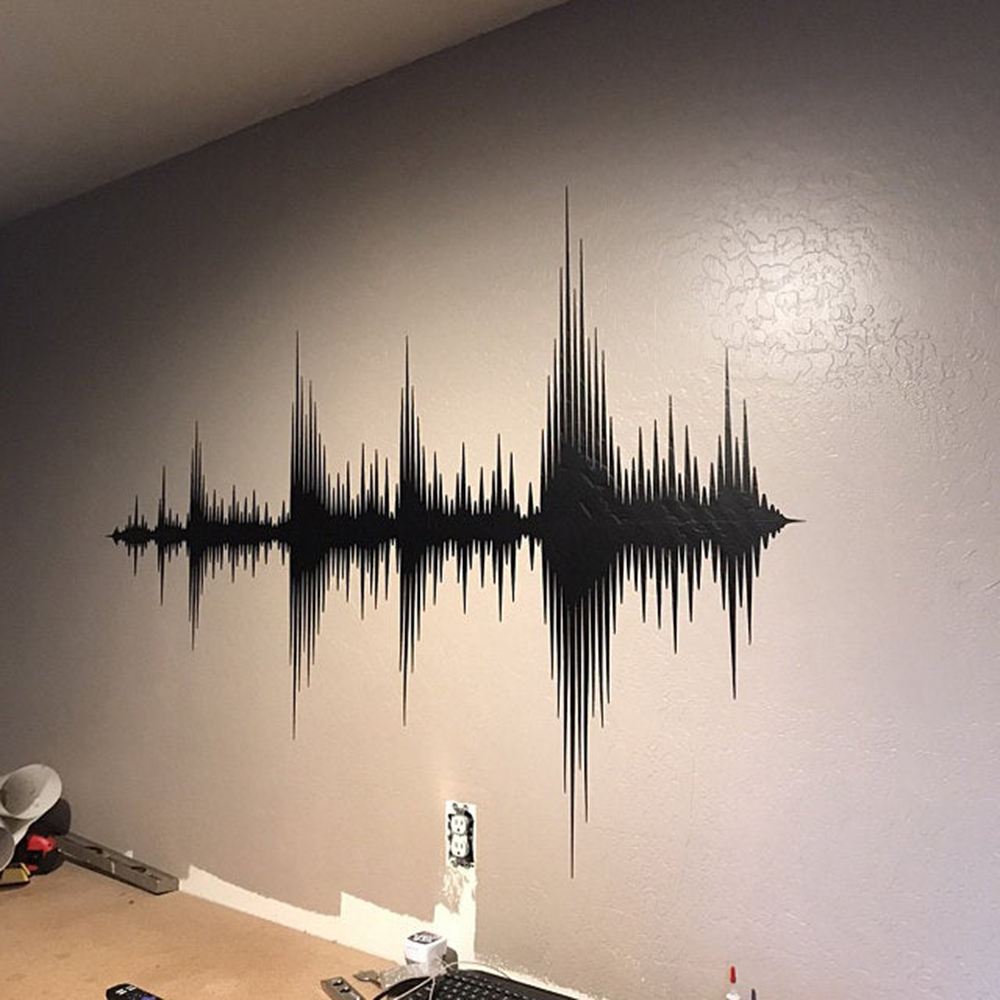 Audio Wave Wall Decal Sound Wa - огляд і ціна Audio Music Remove